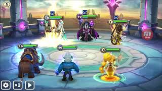 Summoners War  Rank 4 Siege Ares VS Req Eternity VS Mad Tea Party [upl. by Sessler]