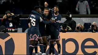 Paris SG 41 Club Brugge KV  Champions League  All goals and highlights  04122021 [upl. by Bluh791]