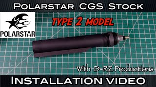 How To Install a Polarstar CGS stock [upl. by Assenay]