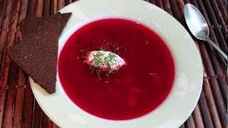 Beef Borscht Recipe  How to Make Beef and Beet Soup [upl. by Seline]