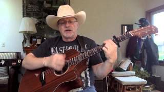 1695  Send Me Down To Tuscon  Mel Tillis cover with chords and lyrics [upl. by Leverett487]