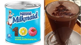 Milkmaid RecipeNestle RecipeNestle Milkmaid Nestle How to make MILKMAID Hot Chocolate Recipe [upl. by Ansley366]