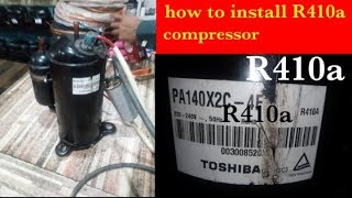 R410a  r410a compressor  r410a gas charging  FT Tech [upl. by Sivek]