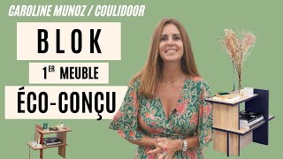 BLOK MOBILIER ÉCOCONÇU DE COULIDOOR ecoconception [upl. by Nitsirk]