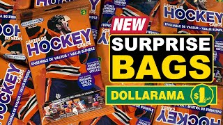 THEY CHANGED THEM  Opening 8 NEW Dollarama Mystery Surprise Bags  Hockey Cards [upl. by Ainav]