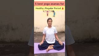 No more pain or cramps 💯 regular period yoga fitness workout youtube trending shorts views [upl. by Ivett]