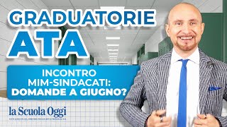 Aggiornamento Graduatorie ATA 24 mesi e terza fascia domande a giugno [upl. by Pfeifer948]