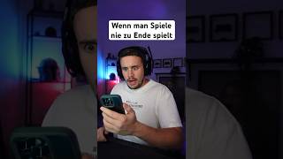 WENN MAN SPIELE NIE ZU ENDE SPIELT shorts [upl. by Llemij526]