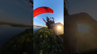 PPG  Voo de paramotor Lago de Itaipu  Foz do Iguaçu  Brazil [upl. by Notgnilra512]