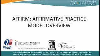 LGBTQ2S QIC AFFIRM Model [upl. by Jeffrey]