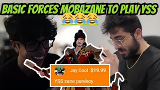 Basic and Mielow Forces Mobazane to Play Yi Sunshin in Rank Game Because of a Donation 😂 [upl. by Shipman]