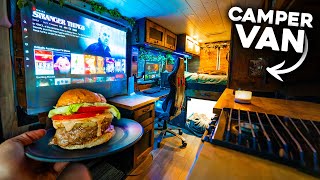 Luxury Van Camping with ASUS ZenBeam L2 Vanlife Projector [upl. by Yl]