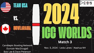 2024 ICC Worlds Team USA Bowlarama [upl. by Notniuqal85]