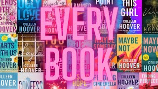 I Read EVERY Colleen Hoover Book and Ranked Them From Best to Worst 📚 [upl. by Ecirtaed978]