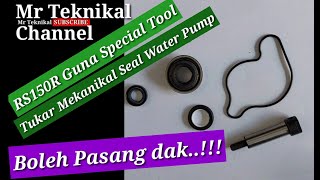 RS150R V2 Tutorial tukar water pump oil seal [upl. by Alahc]