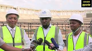 CAF president Patrice Motsepe today inspected stadia renovation works at KasaraniNyayo and Talanta [upl. by Korella]