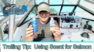 Trolling Tip Using Scent for Salmon Trolling  Atlas Mikes Lunker Lotion  GreatLakes Pacific [upl. by Erusaert]