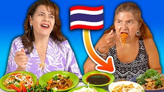 Mexican Moms Try Thai Food [upl. by Jacey538]