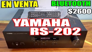 amplificador receiver YAMAHA RS202 video de funcionamiento para su venta SONIDO ESTEREO vendido [upl. by Nivaj]