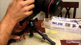 Slik Mini II Tabletop Tripod Review [upl. by Irahc]