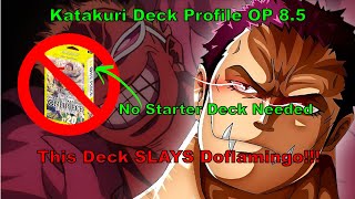 Katakuri The Doflamingo Slaying Deck Profile In One Piece TCG OP 85 [upl. by Ytirahs]