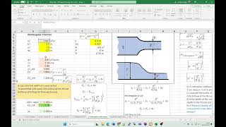 Week 2  RVF Specific Energy CalcsFlow in contraction with Bump  EG3 extension [upl. by Arreit]