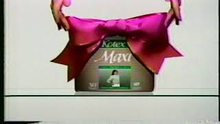 Kotex Pads 1986 Commercial [upl. by Tunnell]