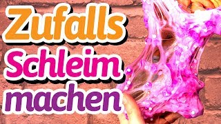 Zufalls Schleim  Slime selber machen CRUNCH CRUNCH CRUNCH [upl. by Tamberg]