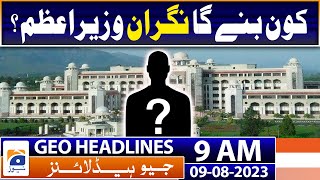 Geo News Headlines 9 AM  9th August 2023 [upl. by Ayifas]