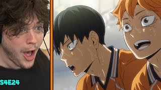 KARASUNO BEATS INARIZAKI haikyu [upl. by Einnad]