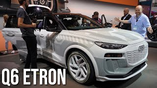 Audi Q6 etron  Exterior amp interior tour [upl. by Eednarb]