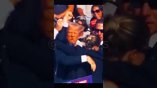 Donald Trump rushed off stage after apparent shots fired at his rally  Top G 🥶 shorts trump tate [upl. by Dalton]