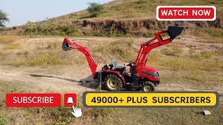 SOLIS 2516 YANMAR TRACTOR BACKHOE LOADER BY ESSEY [upl. by Arianie]