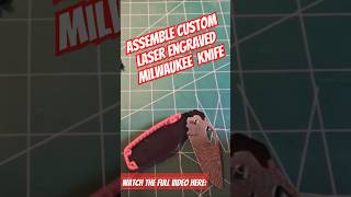 Reassemble your freshly engraved Milwaukee Fastback PocjetKnife [upl. by Yajnas]