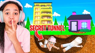 We Built A SECRET TUNNEL UNDER My Best Friends House Adopt Me Roblox [upl. by Silletram]