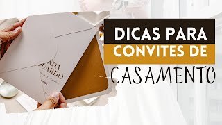 Tudo sobre convite de casamento  Guia Completo [upl. by Haskins]