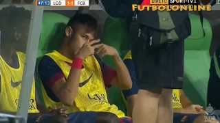 Debut de Neymar pidiendo salir todas sus judadas del partido [upl. by Dwinnell595]