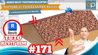 Tuiles REVIT  Astuces pour un RENDU hyper réaliste  Tuto Gratuit REVIT [upl. by Hewie870]