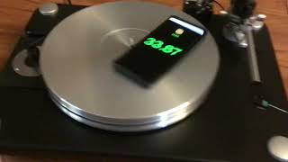 VPI Scout 11 Turntable Speed Test [upl. by Romito279]