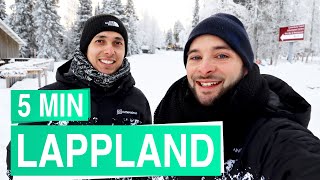 Lappland in 5 Minuten ❄ ✨ Auf den Spuren der Nordlichter in Finnland [upl. by Carlick]