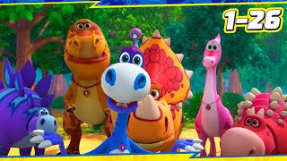 🦖 TURBOZAURS  ALL EPISODES OF THE FIRST SEASON  Family Kids Cartoon  Dinosaurs Cartoon for Kid [upl. by Billi]