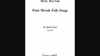 Four Slokak Folk SongsBela Bartokwmv [upl. by Wj]