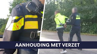 Politie  Aanhouding met verzet  Assistentie collega  Drugsdealer  Mishandeling van een ambtenaar [upl. by Ann201]