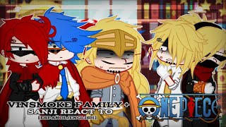 🚬•Vinsmoke Family  Sanji react to•🚬EspañolEnglish55 [upl. by Zima]