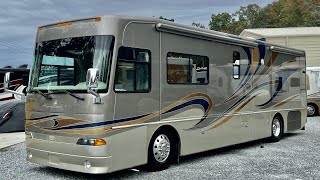 2009 WRV ALPINE COACH 36FT 425HP 31K MILES MID ENTRY TRICK CHASSIS sold [upl. by Bendite115]