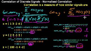 Normalised Correlation Explanation with Demo [upl. by Noimad]