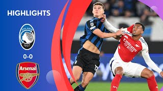 Atalanta 00 Arsenal Raya Saves Retegui Penalty in Stalemate [upl. by Marsland]