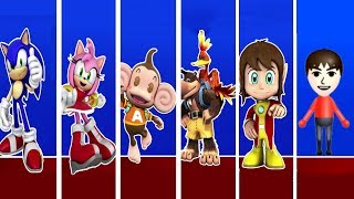 Sonic amp SEGA AllStars Racing  All Characters [upl. by Notgnirra]