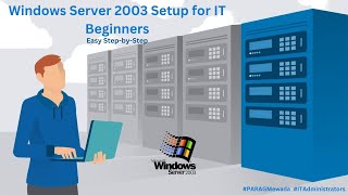 Windows Server 2003 Installation Guide  StepbyStep Setup Tutorial [upl. by Aliet]