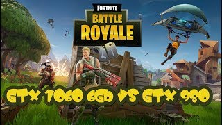 Fortnite Battle Royal  GTX 1060 6Gb vs GTX 980  1080pEpic Settings 2018 [upl. by Htabazile]